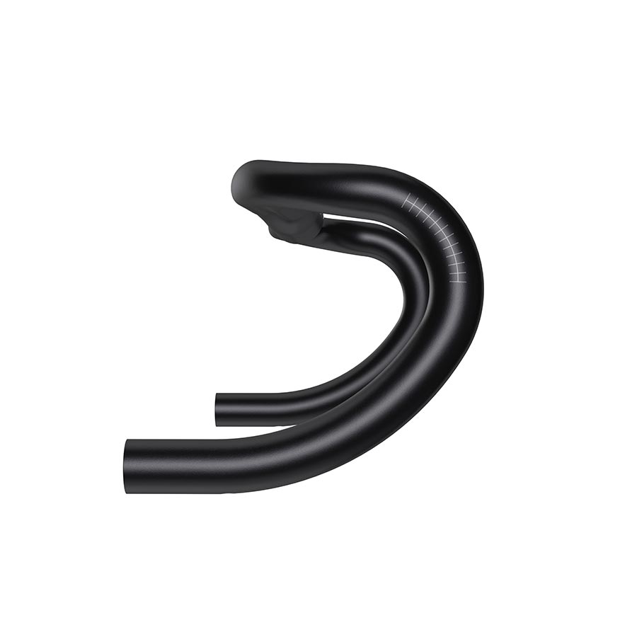 Zipp Service Course 80 Ergo road drop handlebars, black, 380mm width, 125mm reach, 80mm drop, ergonomic design for road bikes