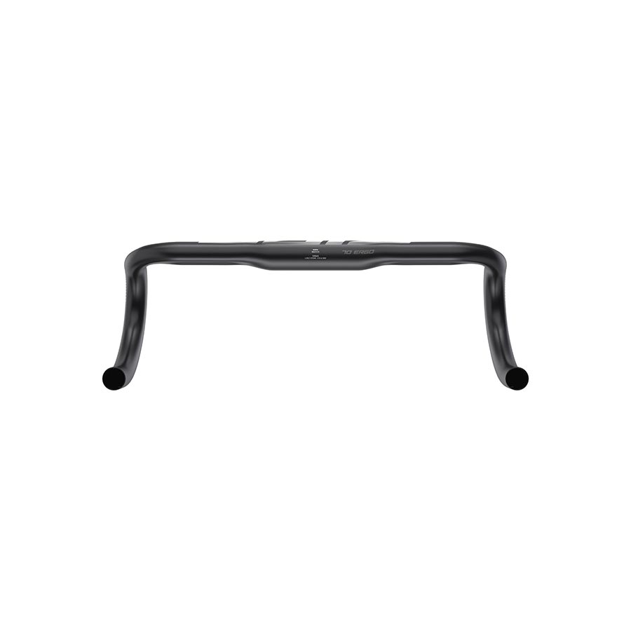 Zipp Service Course SL-70 Ergo road drop handlebars in black, 380mm width with 70mm drop and 128mm reach for road bikes.