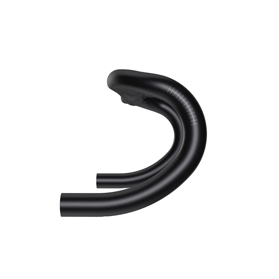 Zipp Service Course SL-70 Ergo road drop handlebars, 380mm width, black, with 128mm reach and 70mm drop, designed for road bikes.