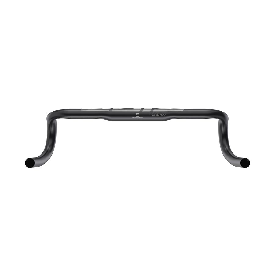 Zipp Service Course SL-70 XPLR road drop handlebars in black, 400mm width with 70mm reach and 115mm drop, for gravel biking.