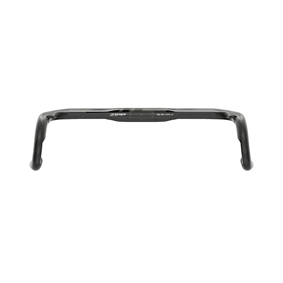 Zipp SL 70 XPLR A1 road drop handlebars in black, 400mm width with 70mm reach and 115mm drop, designed for cycling comfort