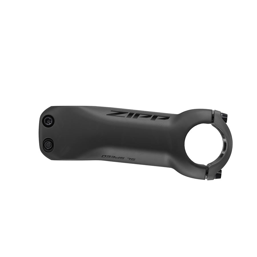 Zipp SL Speed threadless stem in black, 70mm length for 1-1/8 inch steerers, bike component for road or mountain cycling.
