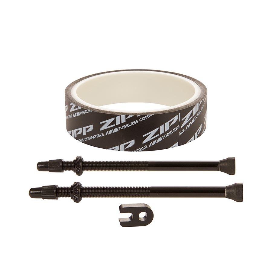 Zipp, Tubeless Kit, 26mm tape, 44mm valves, Fits 202 and 30 Course