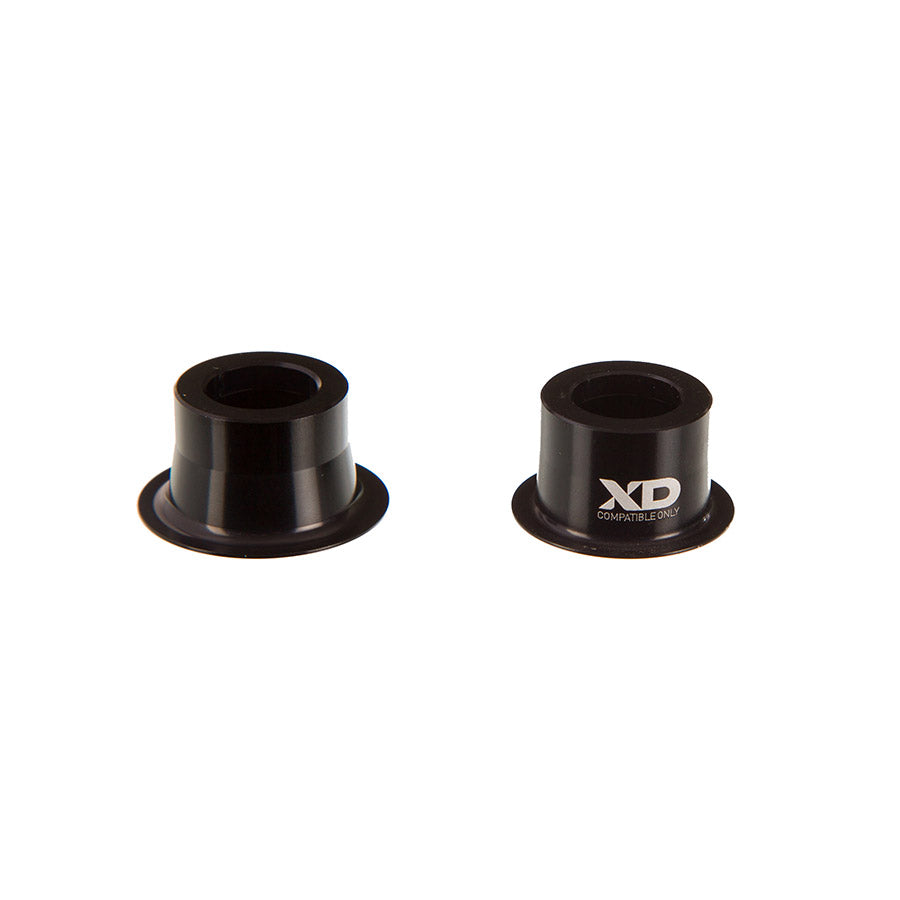 Zipp ZM1/ZM900 rear end caps for hub and rim, black plastic bike wheel parts, detailed close-up image.